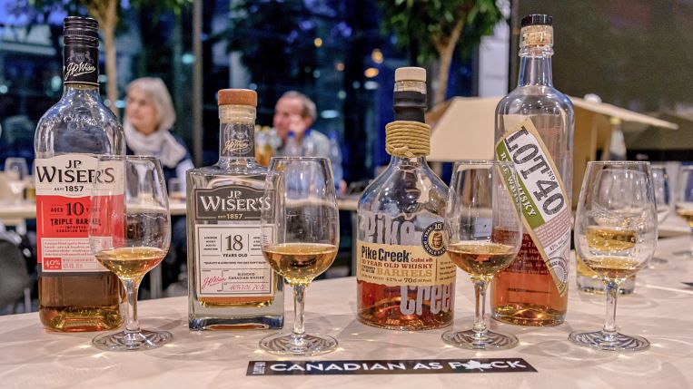 whisky canadiense marcas